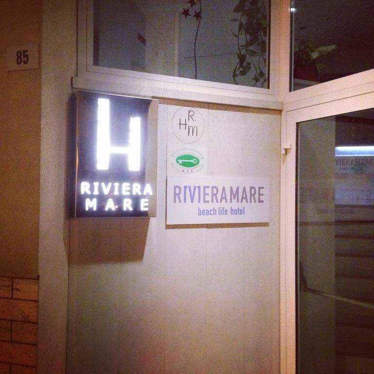 Riviera Mare Beach Life Hotel Римини Экстерьер фото